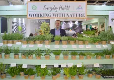 Hishtil Israel Nico van Aanholt, market leader in vegetative young plants from herbs organically produced.